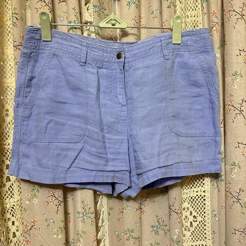 LOFT Blue Cargo Shorts